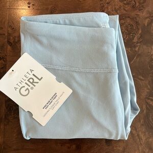 Athleta girls high rise flocked chit chat tight leggings size large